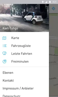 car2go android App screenshot 1