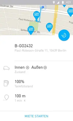 car2go android App screenshot 3